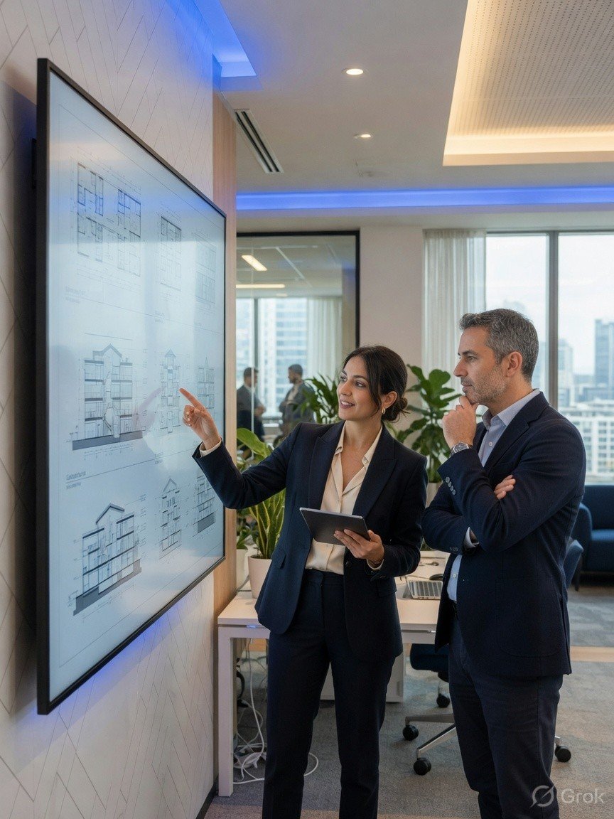 Moondream professionals collaborating on technology solutions